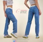 Jeans doble pretina stretch