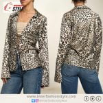 Blazer Estampado Animal